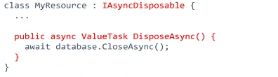 Async Dispose