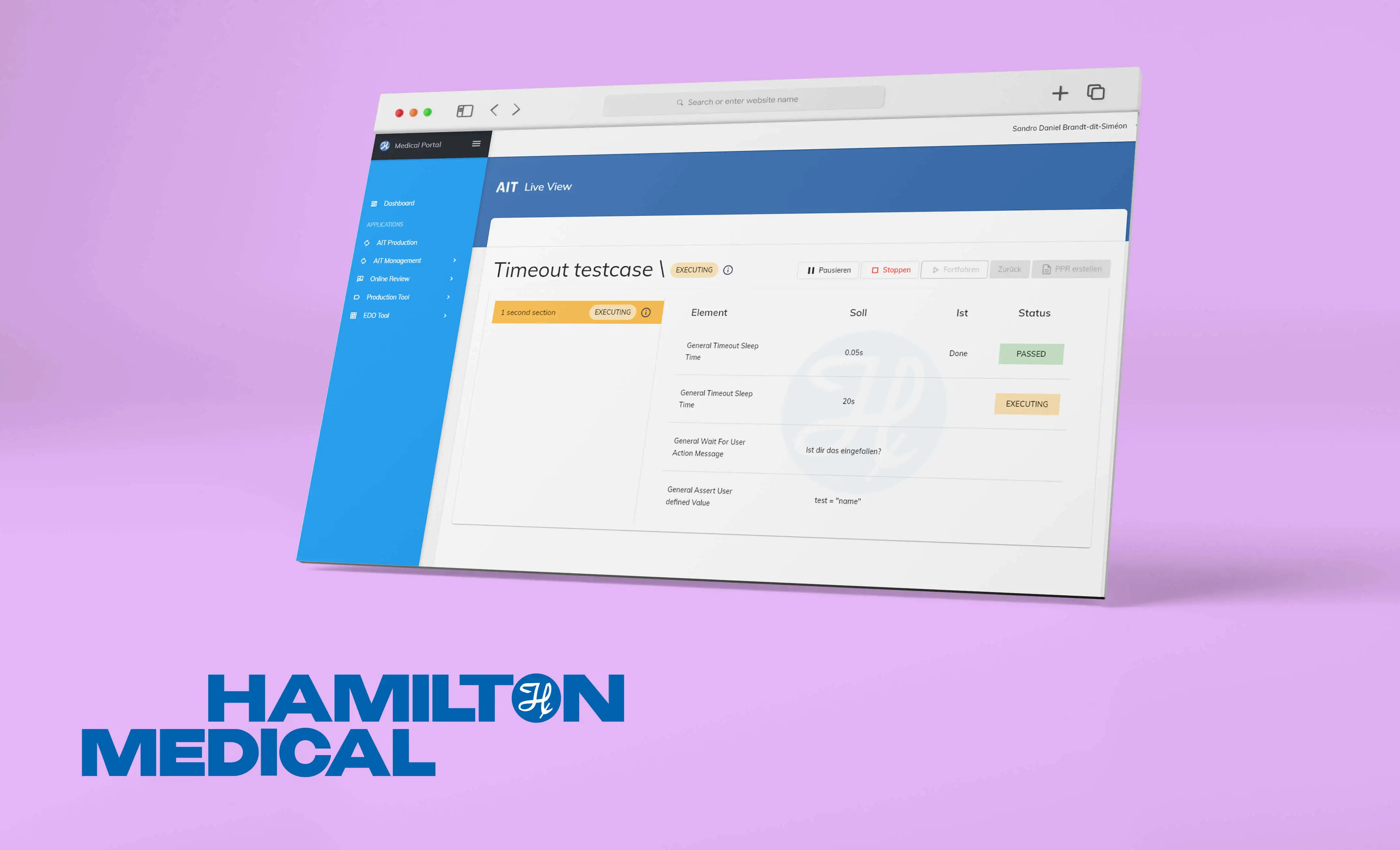Hamilton Medical: Testing System Automate-it 