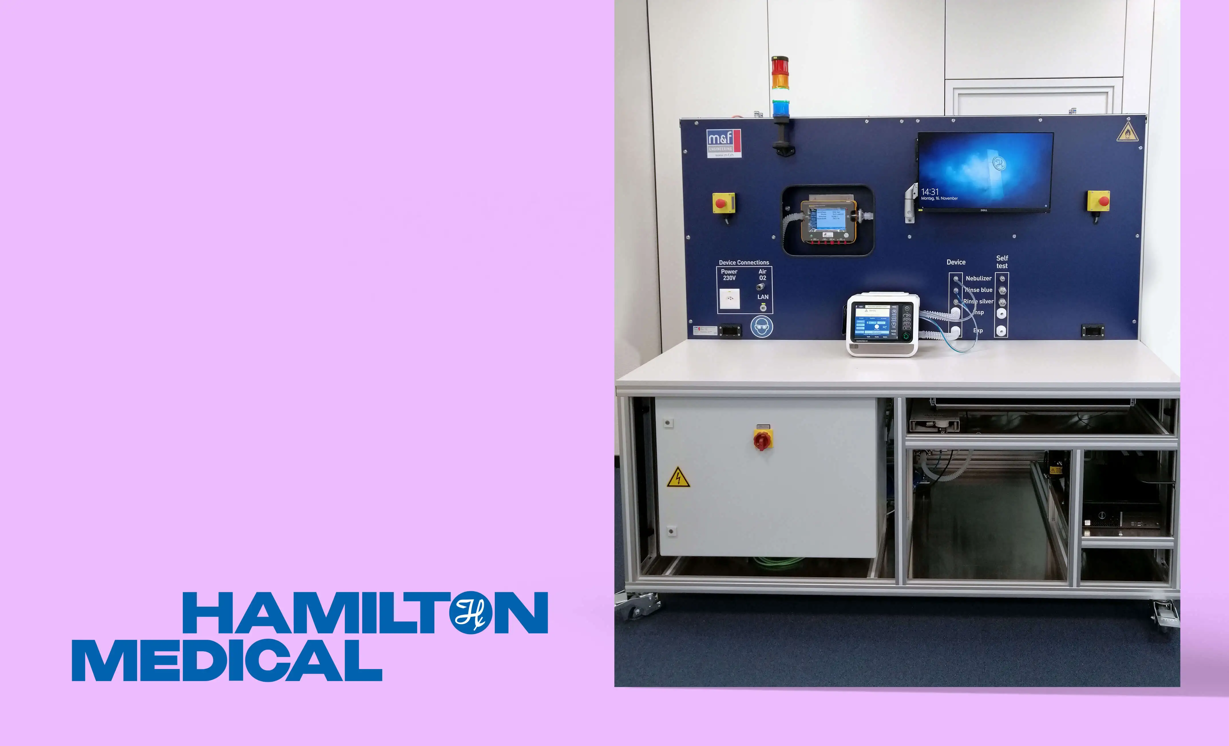 Hamilton Medical: Prüfsystem für Beatmungsgeräte